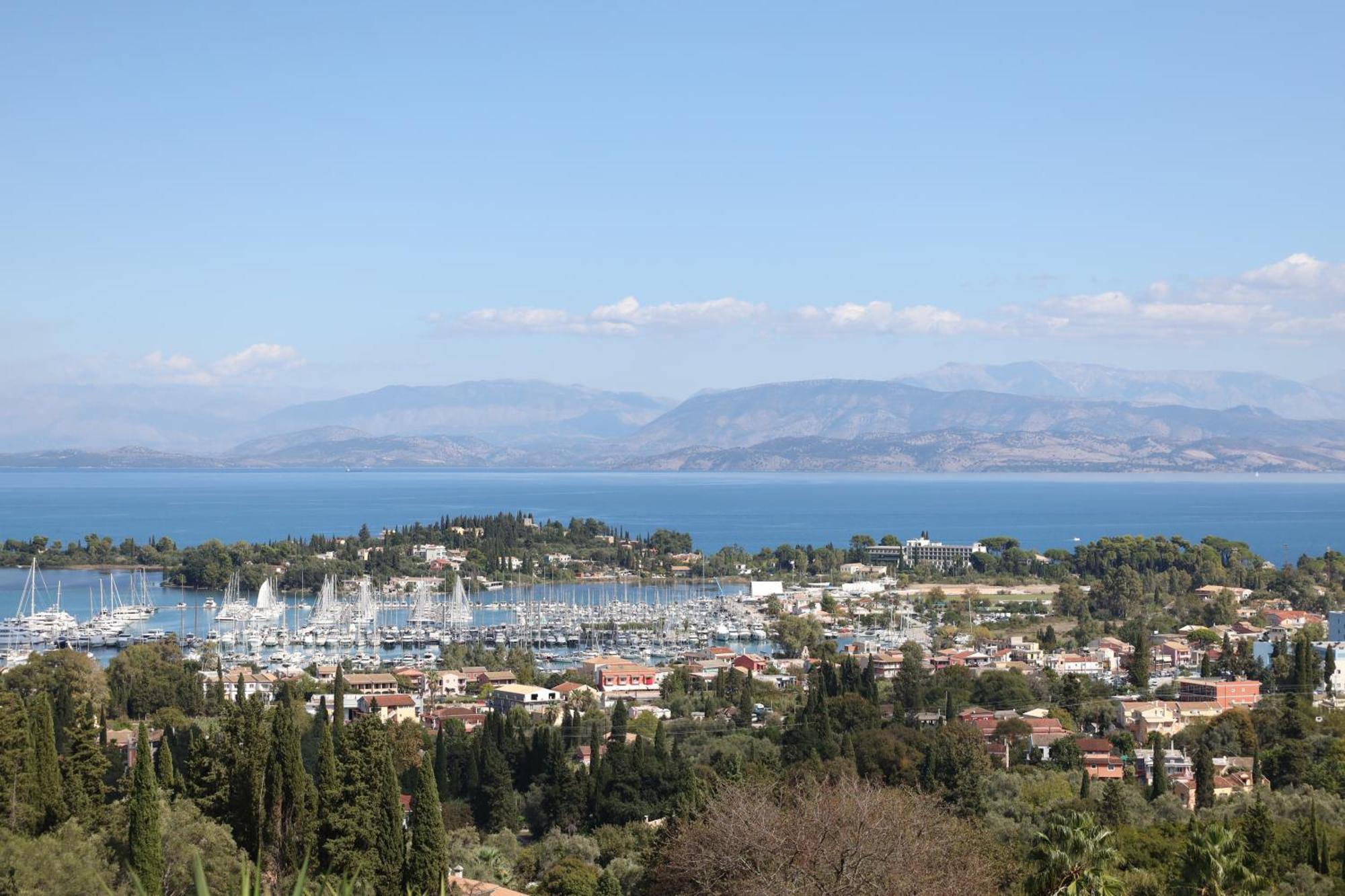 Casa T With Amazing Views In Corfu Vila Kontokali Exterior foto
