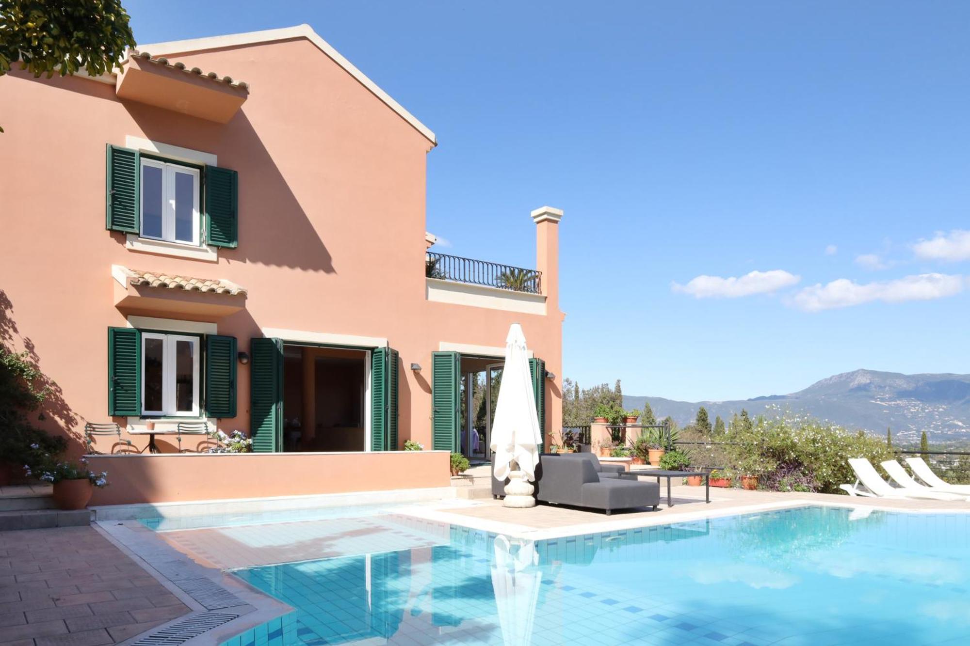 Casa T With Amazing Views In Corfu Vila Kontokali Exterior foto