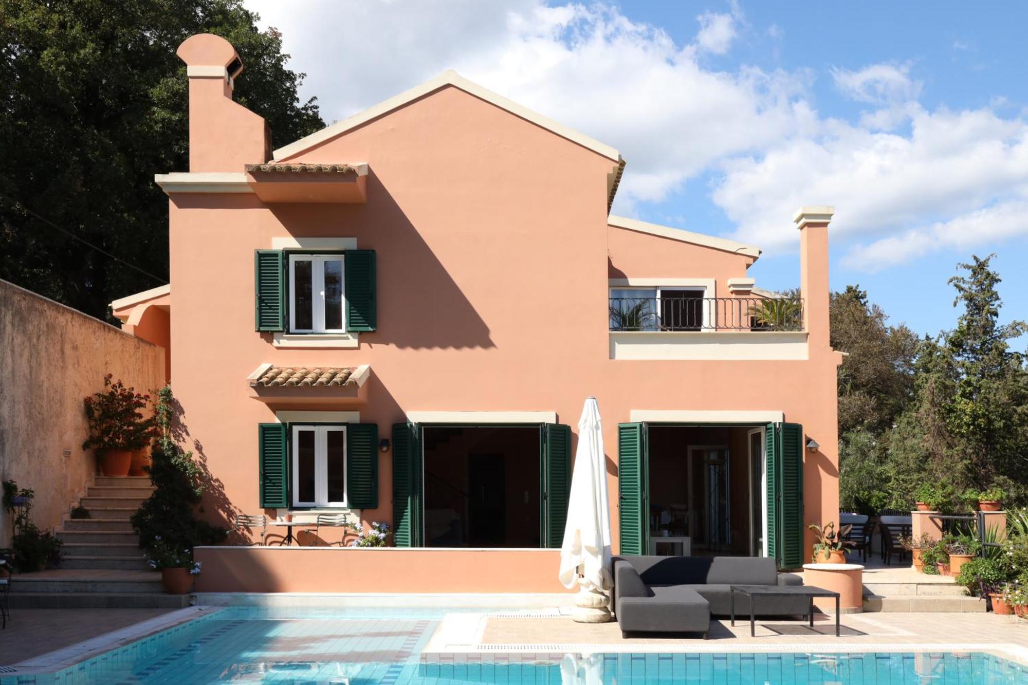 Casa T With Amazing Views In Corfu Vila Kontokali Exterior foto