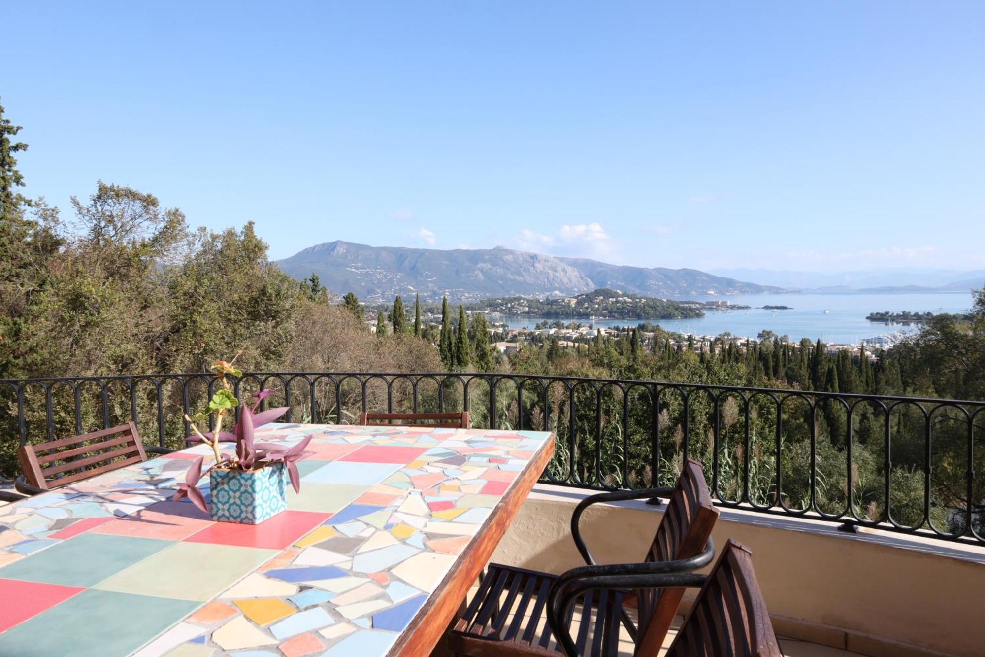Casa T With Amazing Views In Corfu Vila Kontokali Exterior foto